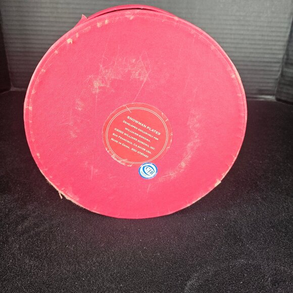 Williams Sonoma Set of 6 Assorted Snowman Dessert Plates Seasonal Collection - Picture 14 of 14